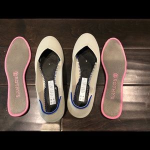 GUC Rothy’s flats 8.5 store exclusive linen